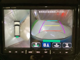 狭い場所での駐車やすれ違いなどでより的確な運転操作に役立つ360&deg;ビューモニターが装備されています。