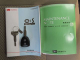 メンテナンスノート付きです。過去の整備記録を確認したり、お車の状況にあった整備をすることに役立ちます。