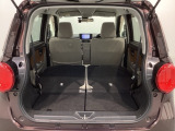 リアシートを倒すと、ラゲッジスペースを広くお使いいただけます!