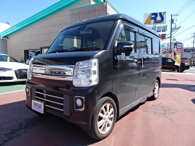 エブリイワゴン PZターボスペシャル ハイルーフ 4WD 社外メモリーナビバックカメラET...