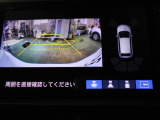 バックカメラの画像です。ガイドラインがスムースな車庫入れをサポートいたします!車庫入れの安心感がアップしますね☆