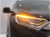 『シーケンシャルターンシグナルランプ』と呼ばれる内側から外側に流れるように配光するウインカーのお車です+