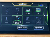 BluetoothやCD、フルセグTV、DVDなどオーディオ機能も充実してます。