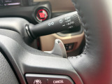 運転席の手元でシフトアップシフトダウンの操作が可能なパドルシフトを装備しています♪