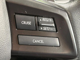 【クルーズコントロール】高速道路もラクラク走行。アクセルを離しても一定速度で走行ができ、長距離運転時の負担を軽減!加速・減速も簡単なスイッチ操作で調整できます。