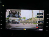 ナビモニターに純正ドライブレコーダー前&車内の映像表示が出来ます。右側のメニューでフォーマット等の設定も出来て便利です。