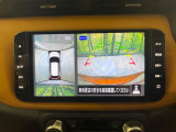 【アラウンドビューモニター】専用のカメラにより、上から見下ろしたような視点で360度クルマの周囲を確認することができます☆死角部分も確認しやすく、狭い場所での切り返しや駐車もスムーズに行えます。