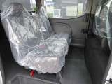 後部座席の様子です