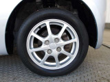 純正14インチアルミ!タイヤサイズは155/65R14です