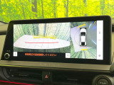 【パノラミックビューモニター】専用のカメラにより、上から見下ろしたような視点で360度クルマの周囲を確認することができます☆死角部分も確認しやすく、狭い場所での切り返しや駐車もスムーズに行えます。