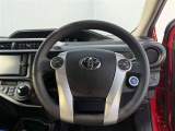 ステアリングスイッチ付いています! オーディオ操作等便利ですよ!!