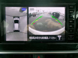 アラウンドビューモニター。空の上から見下ろすような視点でスムース駐車。