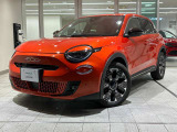 【MY2025 FIAT 600hybrid La Prima Sun-set Orange】弊社内使用車両のご紹介です。 Jeep Avenger / Alfa Romeo Junior とシャシーを共有するモデルながら、全く個性の異なる一台に仕上がっております。