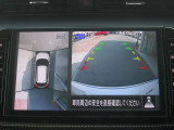 アラウンドビューモニター(車両を上から見たように表示)装着で車庫入れをサポート