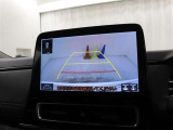 バックモニター付きです。ディスプレイオーディオ画面に表示。運転席からの目視だけでは見にくい、車両後方の状況をリアルタイムでしっかり確認できます。