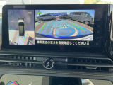 アラウンドビューモニター:空から見下ろしているような視点でスムーズな駐車と安全確認ができ安心して運転出来ます。