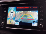 【パノラミックビューモニター】専用のカメラにより、上から見下ろしたような視点で360度クルマの周囲を確認することができます☆死角部分も確認しやすく、狭い場所での切り返しや駐車もスムーズに行えます。