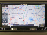 ■社外メモリーナビ付き!フルセグ、DVD再生、BTオーディオ対応です。
