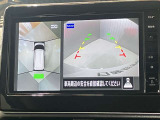 【アラウンドビューモニター】車を上から見下ろしているかのような映像で周囲の状況がひと目で確認、狭い駐車場に駐車するときも安心です♪