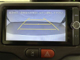 バックモニターで、後方を確認しながら安心して駐車することができます。運転初心者も熟練者も必須の機能ですよ!