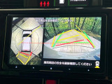 【パノラマモニター】専用のカメラにより、上から見下ろしたような視点で360度クルマの周囲を確認することができます☆死角部分も確認しやすく、狭い場所での切り返しや駐車もスムーズに行えます。