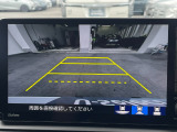 車庫入れ時に安心のバックカメラがついています。
