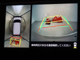 バックガイドモニターを装備しています、車庫入れもラクラクです。パノラミックビューモニターを搭載しています、上からの画像も表示されます。