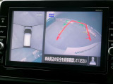 ナビ画面アラウンドビューモニター付、安心安全、全方向、上から見えます。運転が苦手な方安心です。