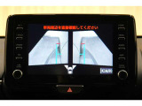 サイドビューで右左折時に運転席からは見えないところも映し出してくれるので安心♪※あくまでも補助的な装置なので目視確認もお忘れなく!