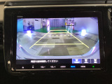バックカメラの画像です。ガイドラインがスムースな車庫入れをサポートいたします!車庫入れの安心感がアップしますね☆