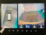 【全方位モニター】 4つのカメラで映像を映し出します。発進時、後退時も周囲の安全を確認し、サポートします^^