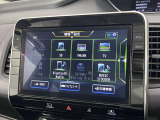 日産オリジナルナビゲーションシステム。TV・CD・DVD再生・Bluetooth接続可能です。