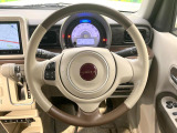 ステアリングも使用感が少なく、きれいな状態となっております♪