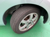 タイヤサイズは155/65R14社外アルミホイール付き!(夏タイヤ装着)冬タイヤ、ホイール注文も承っております☆