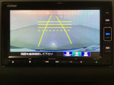バックでの車庫入れも安心です! リアカメラが付いているバックモニター付のナビを装備しております。操作線もついており距離感も画面から確認できます。
