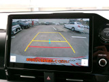 バックモニター付きですので、日常の駐車はもちろん、人や障害物などを映像で確認できるので安心です!(補助装置になりますので、目視でもご確認ください)