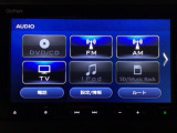 【オーディオ機能】オーディオは、フルセグTVの他にDVD/CDプレーヤーを装備♪もちろんFM/AMラジオもお聞きいただけますよ♪