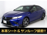 ★トヨタ カムリHV WSレザーパッケージ★★TRDフルエアロ★JBLサウンドシステム★★パノラマムーンルーフ★シートヒーター★★黒本革★メーカーオプションSDナビ★★セーフティセンス★BSM★衝突軽減★