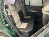 後席シートもゆったりとした乗り心地です。