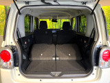 普段のお買い物や通勤、送迎等に十分な荷室スペースを確保しております。セカンドシートを倒すと、大きな荷物の積載も可能です♪