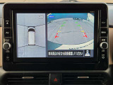 アラウンドビューモニター。上空から見下ろしたような映像が映し出されるので、駐車をスムースに行えます。