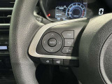 ステアリングスイッチ装備!運転しながら手元でオーディオの操作などができます。