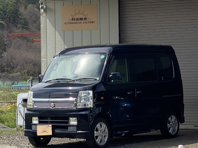 エブリイワゴン PZターボスペシャル ハイルーフ ディスチャージヘッドランプ 4WD 両...