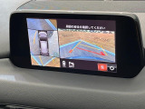 【360&deg;ビューモニター】専用のカメラにより、上から見下ろしたような視点で360度クルマの周囲を確認することができます☆死角部分も確認しやすく、狭い場所での切り返しや駐車もスムーズに行えます。