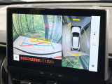 【パノラミックビューモニター】専用のカメラにより、上から見下ろしたような視点で360度クルマの周囲を確認することができます☆死角部分も確認しやすく、狭い場所での切り返しや駐車もスムーズに行えます。