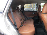 後席も、座り心地の良いシートです。