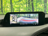 【360&deg;ビューモニター】専用のカメラにより、上から見下ろしたような視点で360度クルマの周囲を確認することができます☆死角部分も確認しやすく、狭い場所での切り返しや駐車もスムーズに行えます。