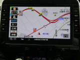 大きなモニターのメモリーナビゲーションではじめての道や知らない道も快適にドライブ!