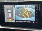 【パノラマモニター】専用のカメラにより、上から見下ろしたような視点で360度クルマの周囲を確認することができます☆死角部分も確認しやすく、狭い場所での切り返しや駐車もスムーズに行えます。