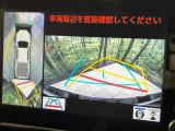 【パノラミックビューモニター】専用のカメラにより、上から見下ろしたような視点で360度クルマの周囲を確認することができます☆死角部分も確認しやすく、狭い場所での切り返しや駐車もスムーズに行えます。
